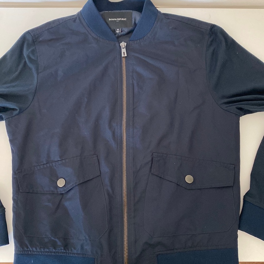 Banana Republic Jacket Navy-Size Medium